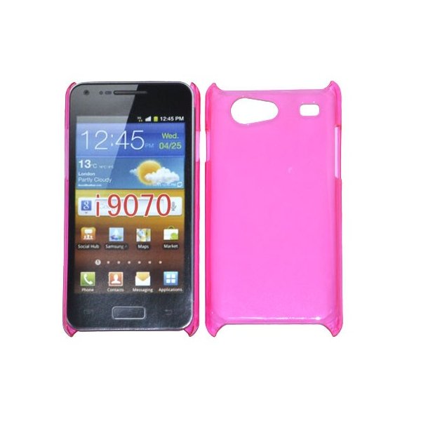 CUSTODIA BACK RIGIDA SLIM DA 0,35mm per SAMSUNG I9070 GALAXY ADVANCE S COLORE ROSA