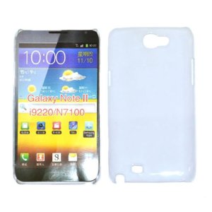 CUSTODIA BACK RIGIDA SLIM DA 0,35mm per SAMSUNG N7100 GALAXY NOTE2, N7105 COLORE BIANCO