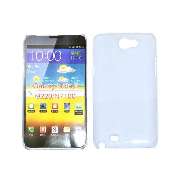 CUSTODIA BACK RIGIDA SLIM DA 0,35mm per SAMSUNG N7100 GALAXY NOTE2, N7105 COLORE BIANCO