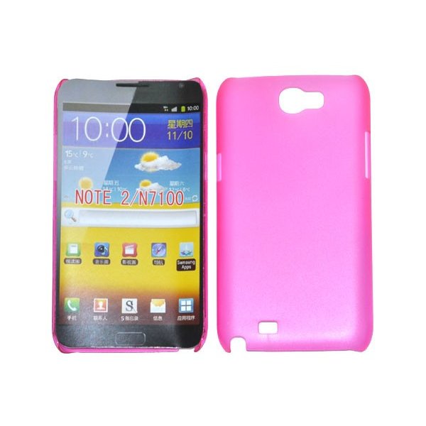 CUSTODIA BACK RIGIDA SLIM DA 0,35mm per SAMSUNG N7100 GALAXY NOTE2, N7105 COLORE ROSA