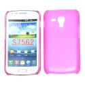 CUSTODIA BACK RIGIDA SLIM DA 0,35mm per SAMSUNG S7562 GALAXY S DUOS, S7560 GALAXY TREND, S7580 COLORE ROSA