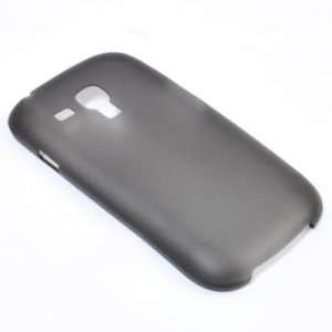 CUSTODIA BACK RIGIDA SLIM DA 0,35mm per SAMSUNG I8190 GALAXY S3 MINI, I8200 GALAXY S3 MINI VE COLORE NERO