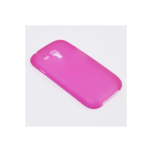 CUSTODIA BACK RIGIDA SLIM DA 0,35mm per SAMSUNG I8190 GALAXY S3 MINI, I8200 GALAXY S3 MINI VE COLORE ROSA