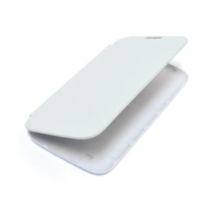 CUSTODIA ORIZZONTALE FLIP COVER per SAMSUNG I9500 GALAXY S4, I9505, I9502 COLORE BIANCO