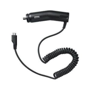 CARICATORE AUTO 1000mAh CON CONNETTORE MICRO USB - CAVO A SPIRALE COLORE NERO ECA-U16CBEGSTD SAMSUNG ORIGINALE IN BULK