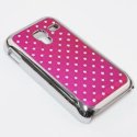 CUSTODIA RIGIDA CON BRILLANTINI per SAMSUNG S7500 GALAXY ACE PLUS COLORE ROSA