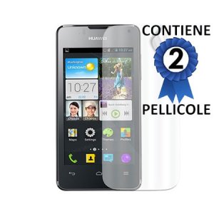 PELLICOLA PROTEGGI DISPLAY HUAWEI ASCEND Y300 CONFEZIONE 2 PEZZI