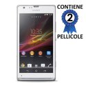 PELLICOLA PROTEGGI DISPLAY SONY XPERIA SP HSPA C5302, LTE C5303, LTE C5306, M35H CONFEZIONE 2 PEZZI