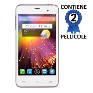 PELLICOLA PROTEGGI DISPLAY per ALCATEL ONE TOUCH STAR 6010 CONFEZIONE 2 PEZZI