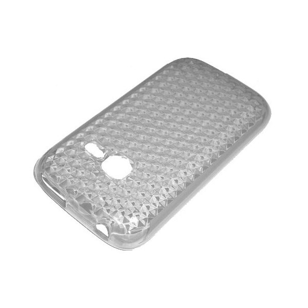 CUSTODIA GEL TPU SILICONE per SAMSUNG S3570 CH@T 357, S3572 COLORE NERO