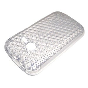 CUSTODIA GEL TPU SILICONE per SAMSUNG S3570 CH@T 357, S3572 COLORE BIANCO