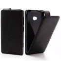 CUSTODIA VERTICALE FLIP PELLE per NOKIA LUMIA 720 COLORE NERO