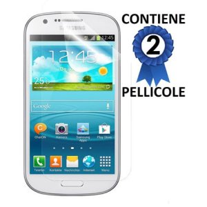 PELLICOLA PROTEGGI DISPLAY SAMSUNG I8730 GALAXY EXPRESS CONFEZIONE 2 PEZZI