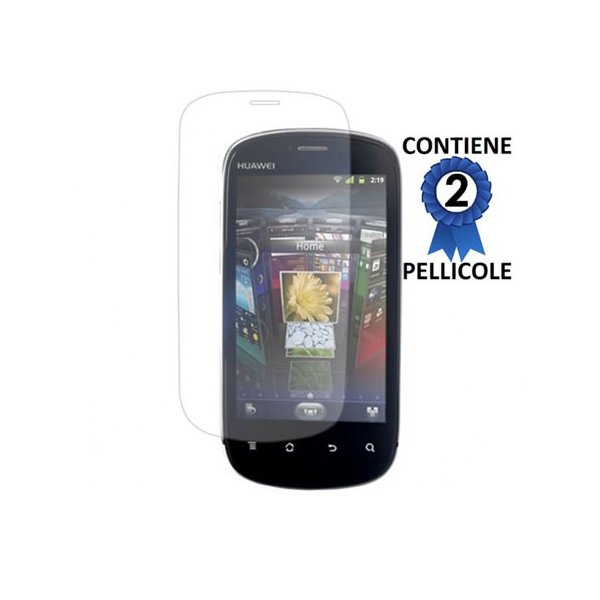 PELLICOLA PROTEGGI DISPLAY HUAWEI U8850 VISION CONFEZIONE 2 PEZZI