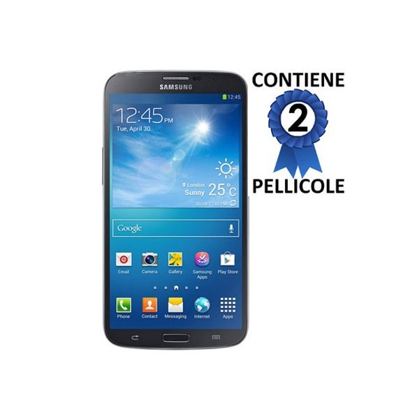 PELLICOLA PROTEGGI DISPLAY SAMSUNG I9200 GALAXY MEGA 6.3" POLLICI, I9205 CONFEZIONE 2 PEZZI