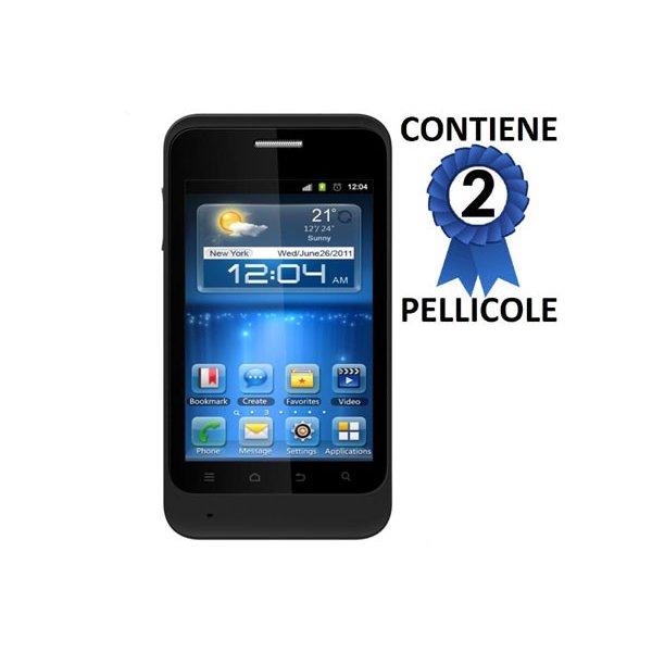 PELLICOLA PROTEGGI DISPLAY ZTE KIS V788 CONFEZIONE 2 PEZZI