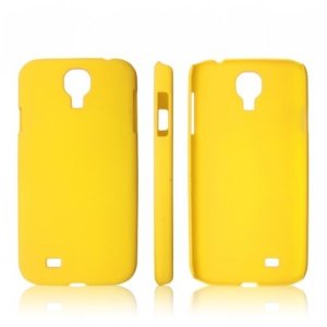 CUSTODIA BACK RIGIDA per SAMSUNG I9500 GALAXY S4, I9505, I9502 COLORE GIALLO