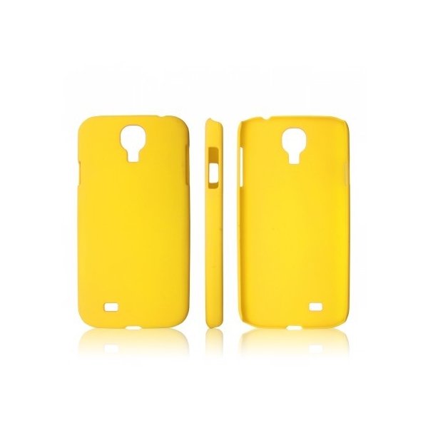 CUSTODIA BACK RIGIDA per SAMSUNG I9500 GALAXY S4, I9505, I9502 COLORE GIALLO