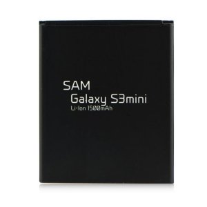 BATTERIA per SAMSUNG GALAXY S3 MINI (SM-I8190), GALAXY S3 MINI VE (SM-I8200) 1500 mAh Li-ion