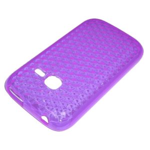 CUSTODIA GEL TPU SILICONE per SAMSUNG S3570 CH@T 357, S3572 COLORE VIOLA