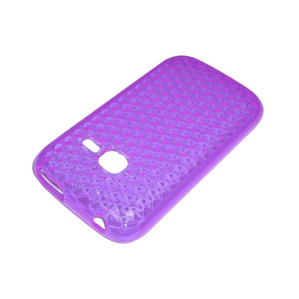 CUSTODIA GEL TPU SILICONE per SAMSUNG S3570 CH@T 357, S3572 COLORE VIOLA