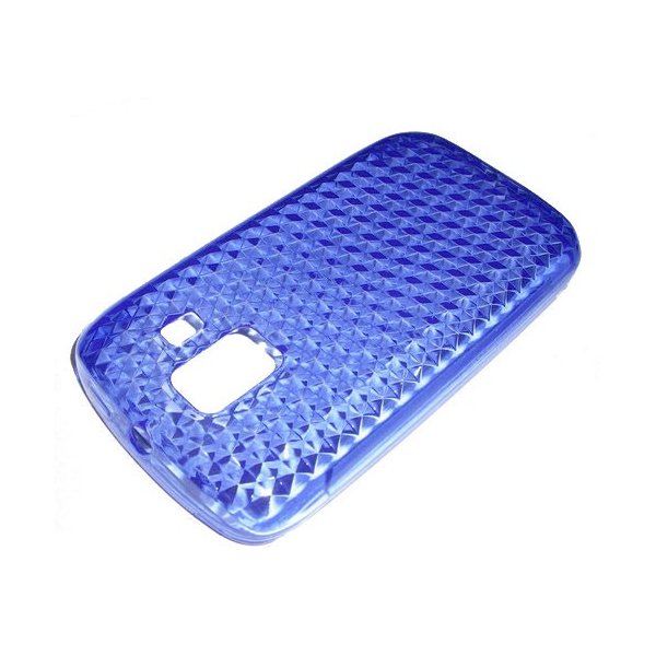 CUSTODIA GEL TPU SILICONE per HUAWEI ASCEND Y200, U8655 COLORE BLU