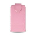 CUSTODIA VERTICALE FLIP PELLE per ALCATEL ONE TOUCH 983, OT-983 COLORE ROSA