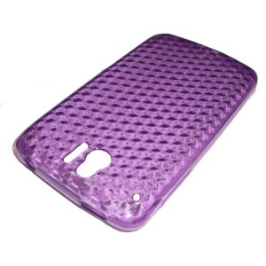 CUSTODIA GEL TPU SILICONE per ALCATEL ONE TOUCH 991, OT-991 COLORE VIOLA