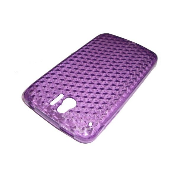 CUSTODIA GEL TPU SILICONE per ALCATEL ONE TOUCH 991, OT-991 COLORE VIOLA