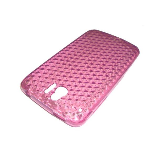 CUSTODIA GEL TPU SILICONE per ALCATEL ONE TOUCH 991, OT-991 COLORE ROSA