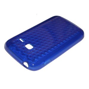 CUSTODIA GEL TPU SILICONE per SAMSUNG S6102 GALAXY Y DUOS COLORE BLU