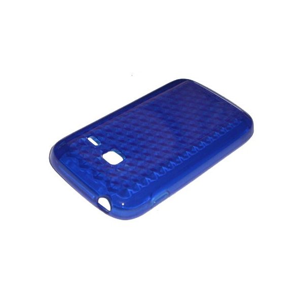 CUSTODIA GEL TPU SILICONE per SAMSUNG S6102 GALAXY Y DUOS COLORE BLU