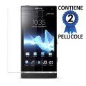 PELLICOLA PROTEGGI DISPLAY SONY XPERIA SL CONFEZIONE 2 PEZZI