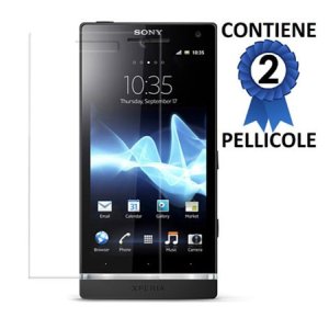 PELLICOLA PROTEGGI DISPLAY SONY XPERIA SL CONFEZIONE 2 PEZZI