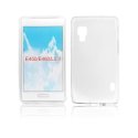 CUSTODIA GEL TPU SILICONE per LG OPTIMUS L5 II, E460 COLORE BIANCO