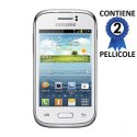 PELLICOLA PROTEGGI DISPLAY SAMSUNG S6310 GALAXY YOUNG, S6312 GALAXY YOUNG DUOS CONFEZIONE 2 PEZZI