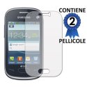 PELLICOLA PROTEGGI DISPLAY SAMSUNG S3802 REX 70, S3800 CONFEZIONE 2 PEZZI