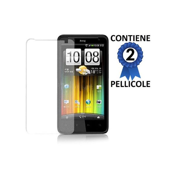 PELLICOLA PROTEGGI DISPLAY HTC VELOCITY 4G CONFEZIONE 2 PEZZI