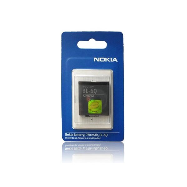 BATTERIA ORIGINALE NOKIA BL-6Q per 6700c, 6700c ILLUVIAL 970mAh LI-ION BLISTER