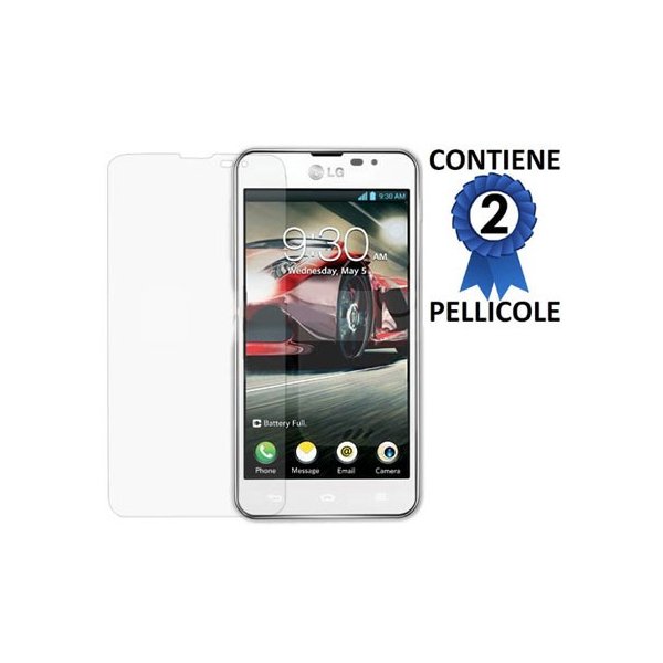 PELLICOLA PROTEGGI DISPLAY LG OPTIMUS F5, P875 CONFEZIONE 2 PEZZI