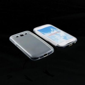 CUSTODIA GEL TPU SILICONE per SAMSUNG I8550 GALAXY WIN, I8552, SAMSUNG GALAXY GRAND QUATTRO COLORE BIANCO