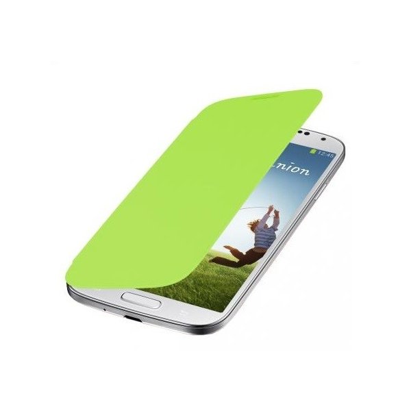 CUSTODIA ORIZZONTALE FLIP COVER per SAMSUNG I9500 GALAXY S4, I9505, I9502 COLORE VERDE