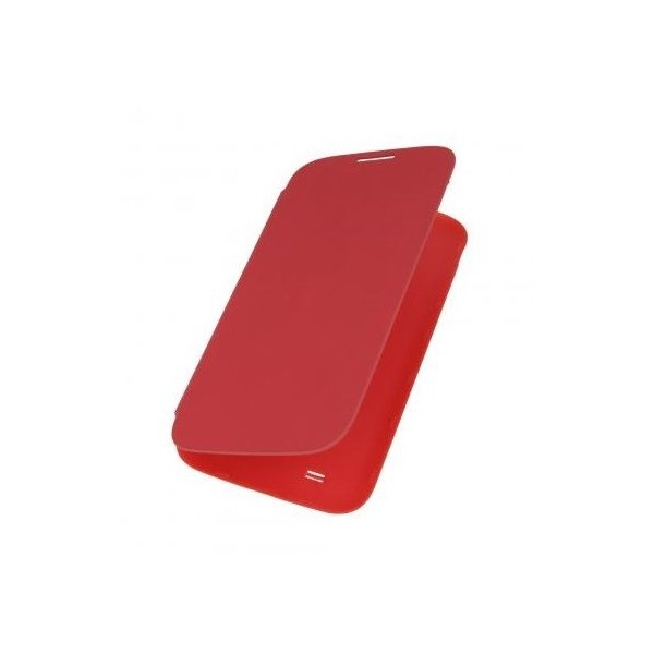 CUSTODIA ORIZZONTALE FLIP COVER per SAMSUNG I9500 GALAXY S4, I9505, I9502 COLORE ROSSO