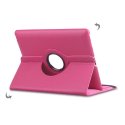 CUSTODIA BOOK PELLE GIREVOLE per SAMSUNG P8110 GOOGLE NEXUS 10 COLORE ROSA