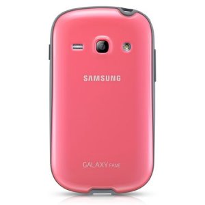 CUSTODIA BACK RIGIDA ORIGINALE SAMSUNG per S6810 GALAXY FAME, S6812 GALAXY FAME DUOS ROSA E GRIGIO EF-PS681BPEGWW BLISTER