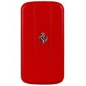 CUSTODIA BOOK FLIP VERA PELLE FERRARI FEFFFLBKS4RE per SAMSUNG I9500 GALAXY S4, I9505, I9502 COLORE ROSSO