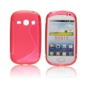 CUSTODIA GEL TPU SILICONE DOUBLE per SAMSUNG S6810 GALAXY FAME, S6812 GALAXY FAME DUOS COLORE ROSSO