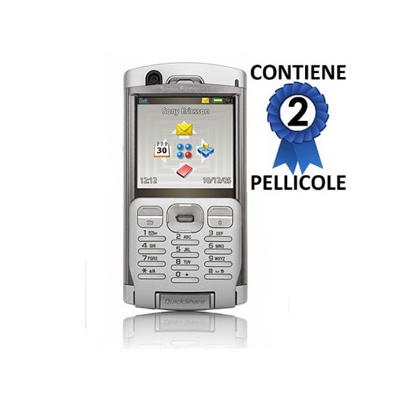 PELLICOLA PROTEGGI DISPLAY SONY ERICSSON P990 CONFEZIONE 2 PEZZI