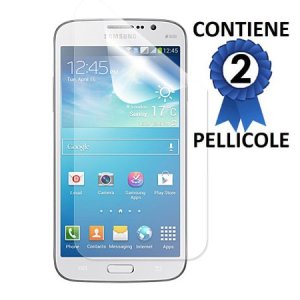 PELLICOLA PROTEGGI DISPLAY SAMSUNG I9150 GALAXY MEGA 5.8, I9152 CONFEZIONE 2 PEZZI