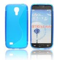 CUSTODIA GEL TPU SILICONE DOUBLE per SAMSUNG I9190 GALAXY S4 MINI, I9192, I9195 COLORE BLU